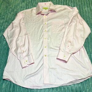 Tommy‎ Bahama Pink Men’s size 17 1/2 
34/35 100% cotton button up